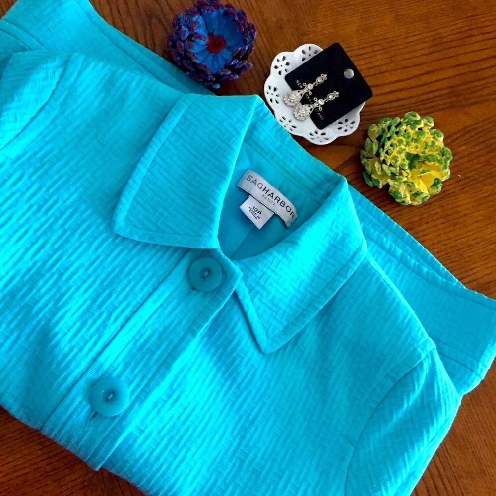Sag Harbor Blue Blazer 12 Petite
